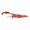 Hermès  Rodeo  bag accessory  in blue, red and Terre Battue Swift leather - Detail D1 thumbnail