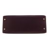 Hermès  Kelly 28 cm handbag  in purple box leather - Detail D1 thumbnail