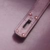 Hermès  Kelly 28 cm handbag  in purple box leather - Detail D3 thumbnail