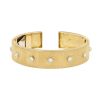 Bracelet jonc ouvrant Buccellati Macri Classica en or jaune, or blanc et diamants - 00pp thumbnail