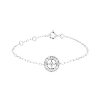 Bracelet Boucheron Ava en or blanc et diamants