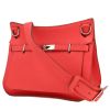 Bolso bandolera Hermès  Jypsiere en cuero togo rosa - 00pp thumbnail
