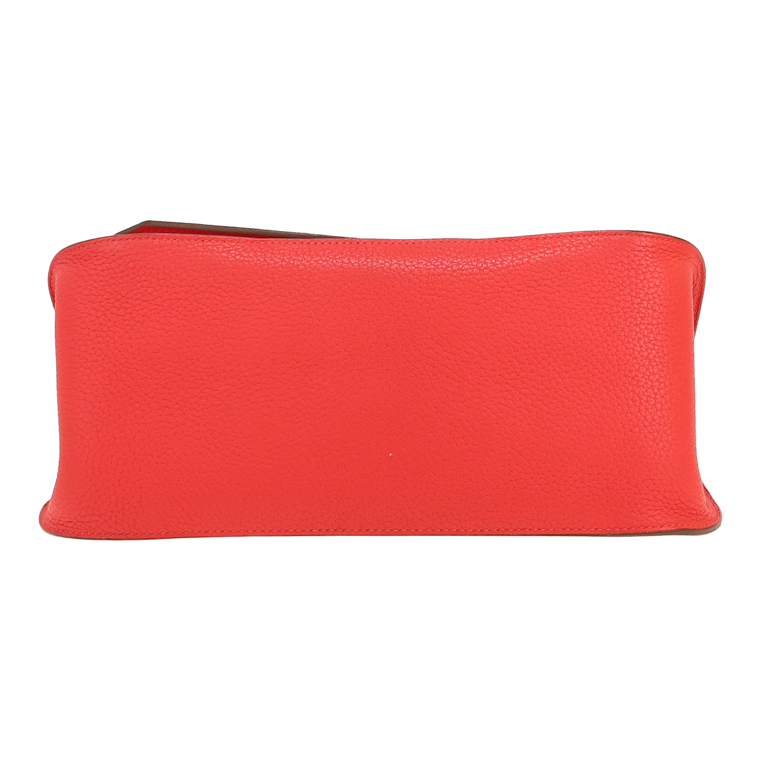 Bolso bandolera Hermès  Jypsiere en cuero togo rosa - Detail D1