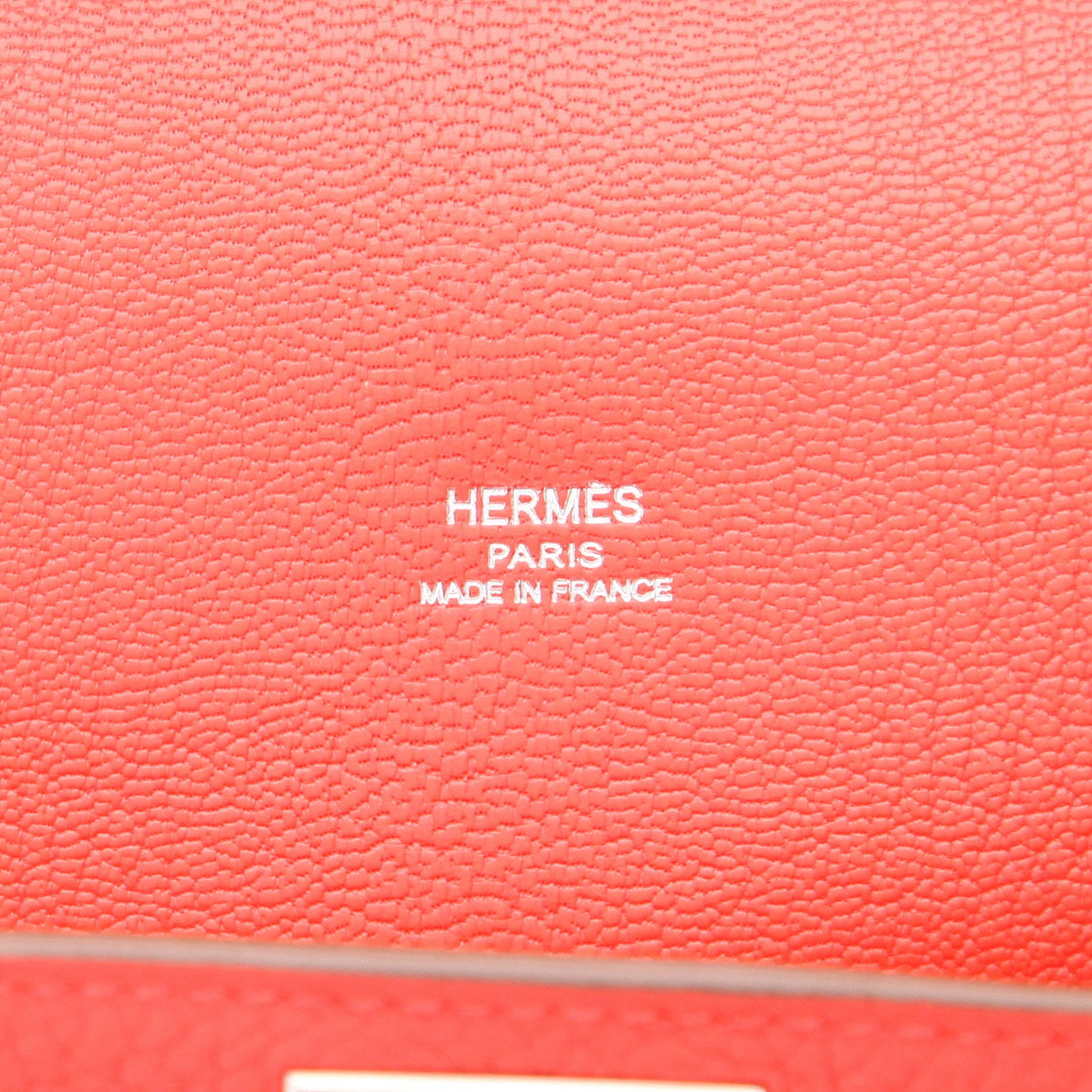 Bolso bandolera Hermès  Jypsiere en cuero togo rosa - Detail D2