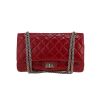 Borsa a tracolla Chanel  2.55 modello grande  in pelle verniciata e foderata bordeaux - 360 thumbnail