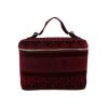 Vanity Dior  Travel Vanity en velours bordeaux - 360 thumbnail