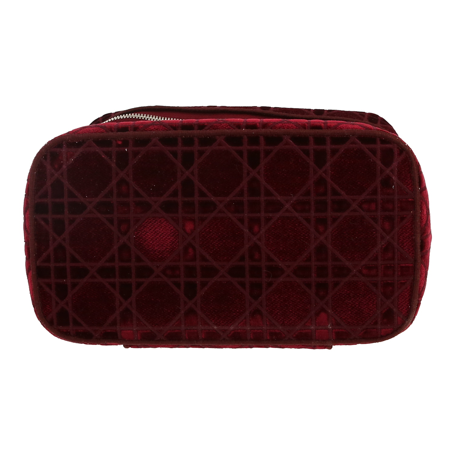 Vanity Dior  Travel Vanity en terciopelo color burdeos - Detail D1