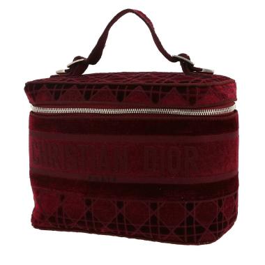 Beauty Dior  Travel Vanity in velluto bordeaux