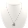 Collier Bulgari Fiorever en or blanc et diamants - 360 thumbnail