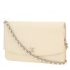 Borsa a tracolla Chanel  Wallet on Chain in pelle martellata bianca - 00pp thumbnail