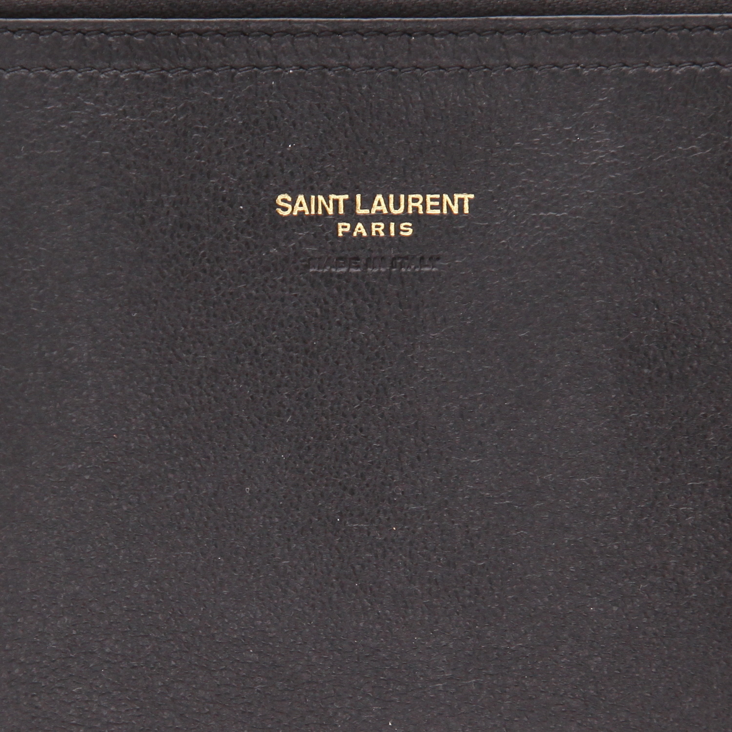 Sac à main Saint Laurent  Hobo en cuir noir - Detail D2