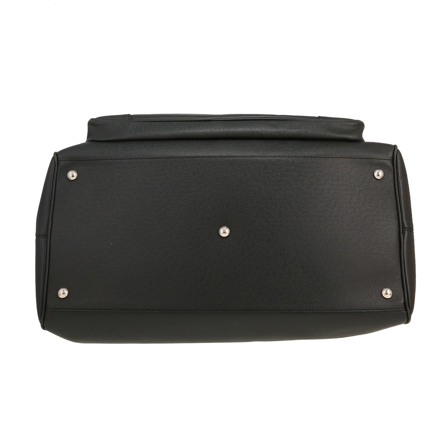 Sac de voyage Louis Vuitton   en cuir taiga gris anthracite - Detail D1