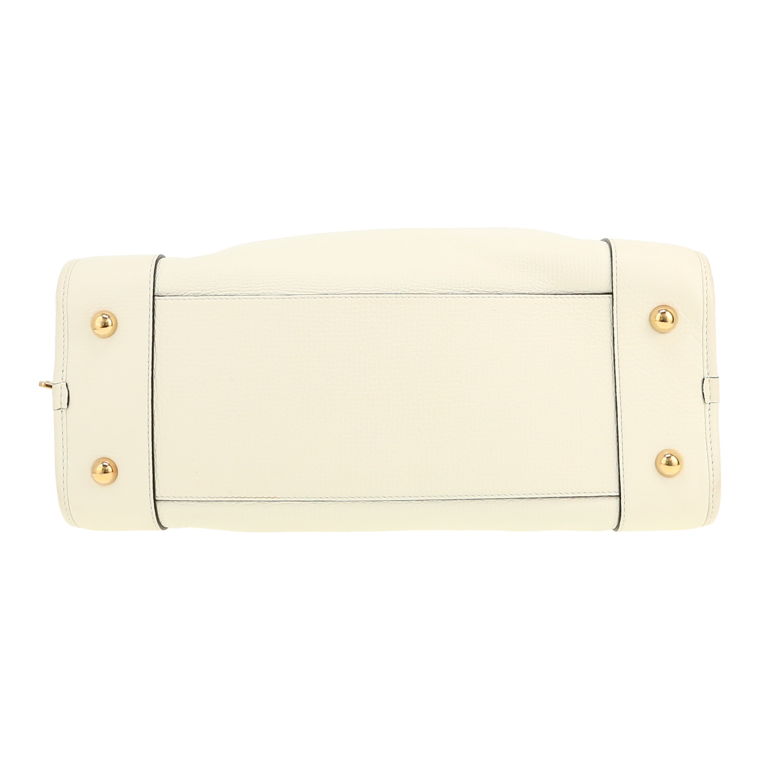 Loewe  Amazona handbag  in white leather - Detail D1