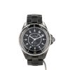 Reloj Chanel J12 Joaillerie de cerámica negra y acero - 360 thumbnail