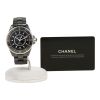 Orologio Chanel J12 Joaillerie in ceramica nera e acciaio - Detail D2 thumbnail