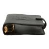 Chanel  Vintage wallet  in black grained leather - Detail D1 thumbnail