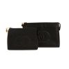 Chanel  Vintage pouch  in black grained leather - 360 thumbnail