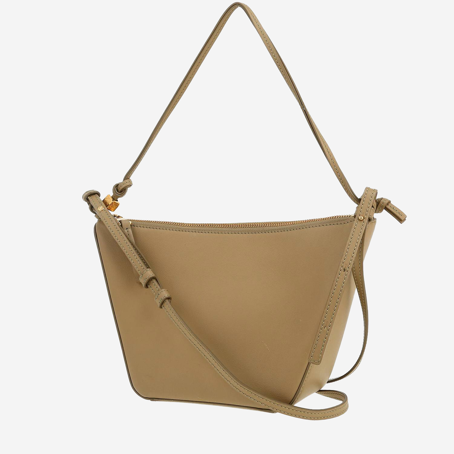 Loewe Hammock Hobo shoulder bag in green leather