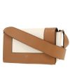 Celine  Frame shoulder bag  in beige and brown leather - 00pp thumbnail