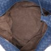 Sac à main Bottega Veneta   en cuir intrecciato bleu - Detail D3 thumbnail