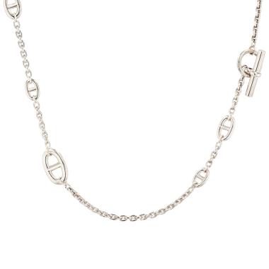 Sautoir Hermès Farandole 80cm en argent