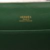 Hermès  Sac A Malices shoulder bag  in green and black Courchevel leather - Detail D2 thumbnail