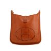 Hermès  Evelyne shoulder bag  in gold Barenia leather - 360 thumbnail