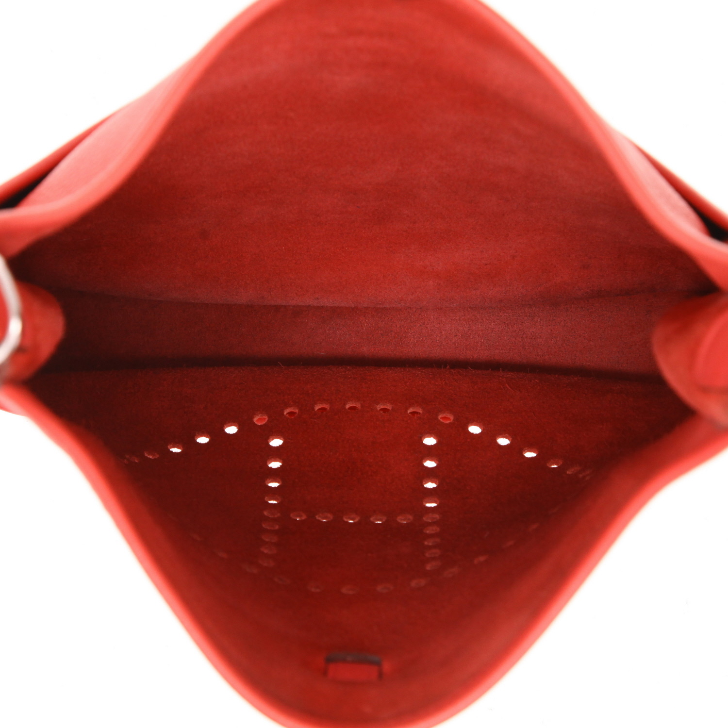 Bolso bandolera Hermès  Evelyne III en cuero togo rosa Jaipur - Detail D3