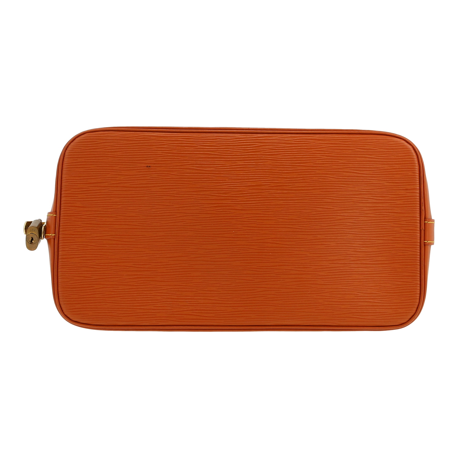 Borsa Louis Vuitton  Alma modello grande  in pelle Epi marrone - Detail D1