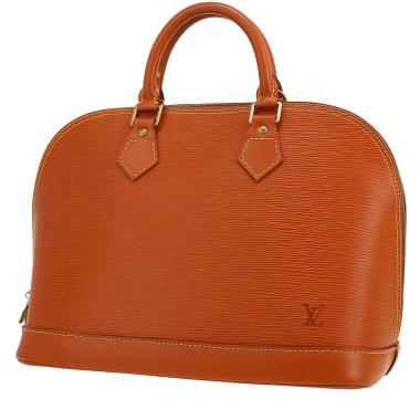 Sac à main Louis Vuitton  Alma grand modèle  en cuir épi marron