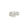 Anello Bulgari Serpenti Viper in oro bianco e diamanti - 360 thumbnail
