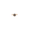 Bague Pomellato Sabbia petit modèle en or rose et diamants noirs - 360 thumbnail