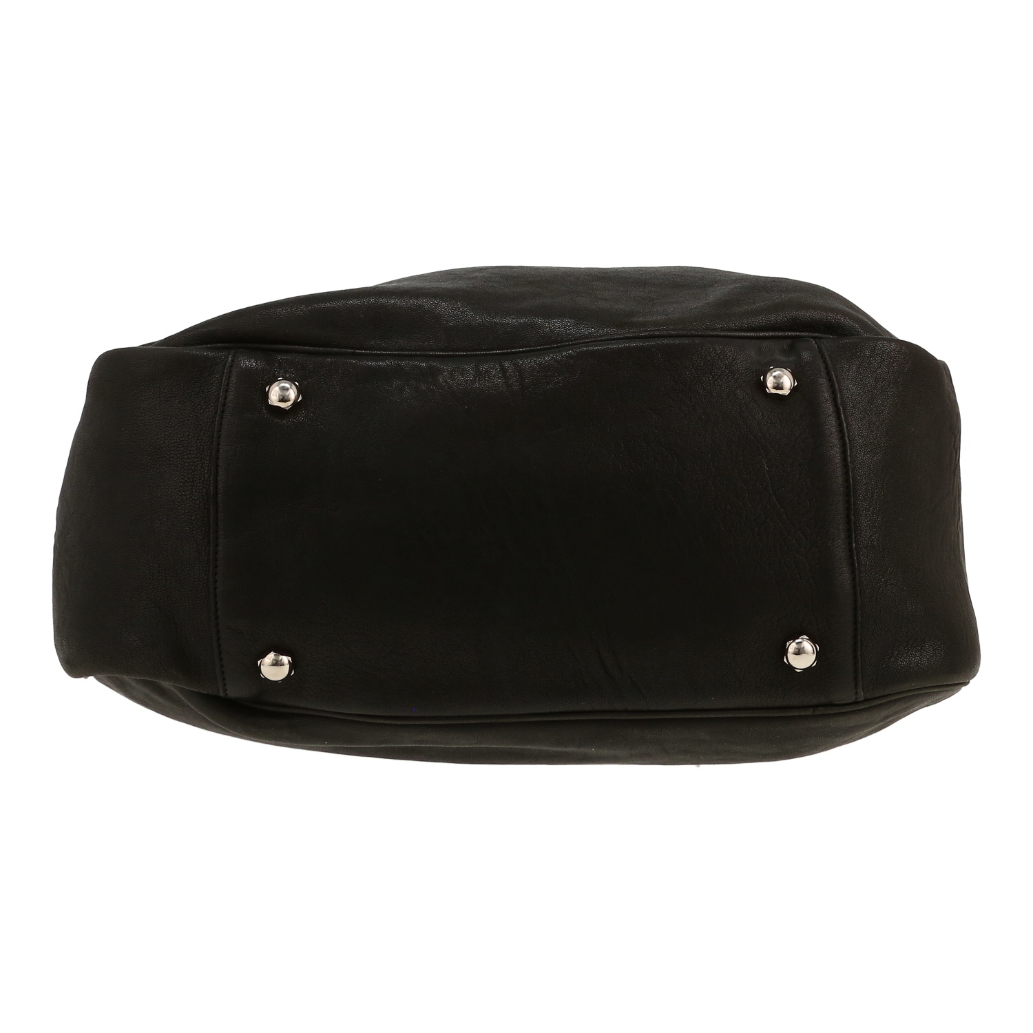 Sac à main Saint Laurent  Roady en cuir noir - Detail D1