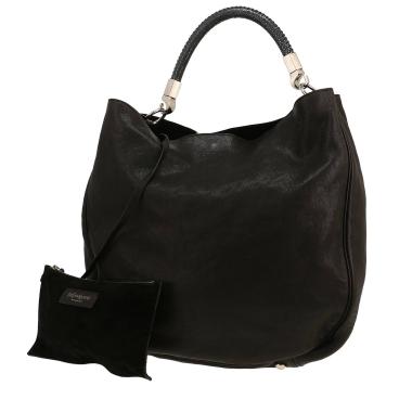 Saint Laurent  Roady handbag  in black leather