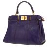 Fendi  Peekaboo mini  handbag  in purple - 00pp thumbnail