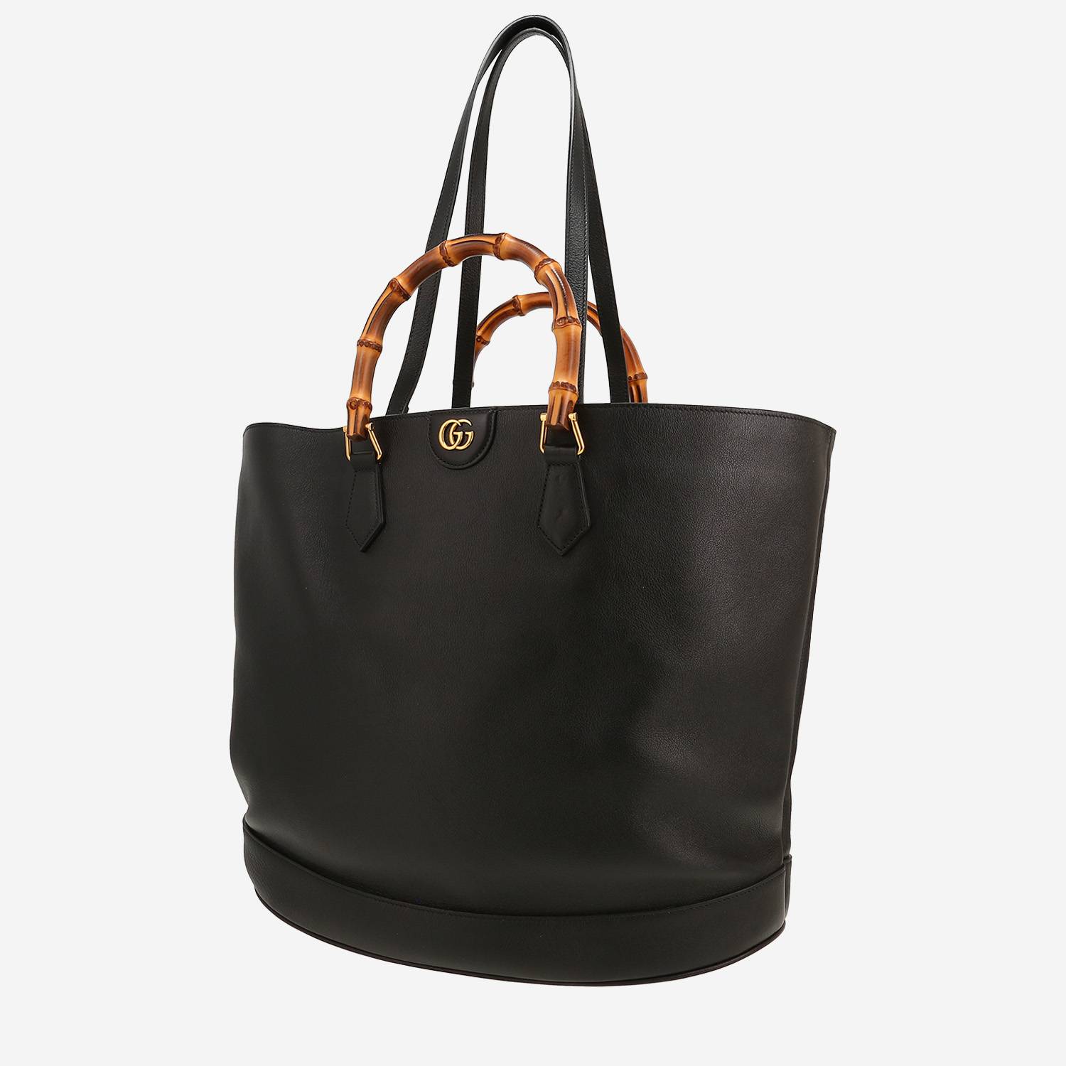 Bolso Cabás Gucci   en cuero negro