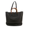 Sac cabas Gucci   en cuir noir - 360 thumbnail