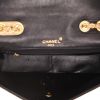 Chanel   handbag  in beige and black leather - Detail D3 thumbnail