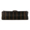 Chanel  2.55 large model  shoulder bag  in black and gold crocodile - Detail D1 thumbnail
