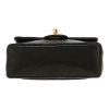Chanel  Mini Carré shoulder bag  in black quilted leather - Detail D1 thumbnail