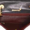 Chanel  Mini Carré shoulder bag  in black quilted leather - Detail D3 thumbnail