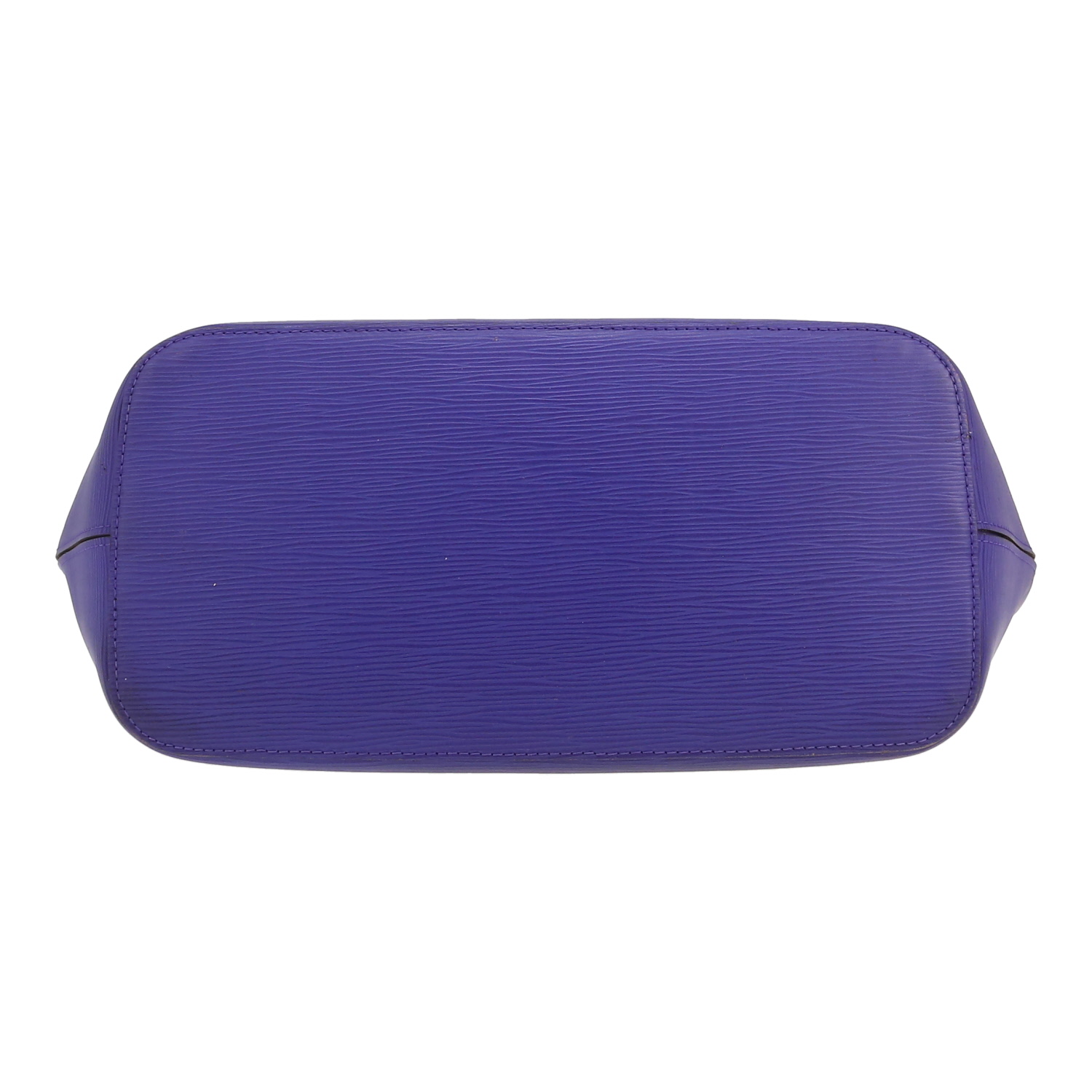 Louis Vuitton  Neverfull shopping bag  in purple epi leather - Detail D1