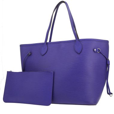 Louis Vuitton  Neverfull shopping bag  in purple epi leather
