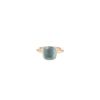Pomellato Nudo Classic ring in pink gold, white gold and topaz - 360 thumbnail