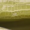Hermès  Kelly Cut pouch  in green Chartreuse niloticus crocodile - Detail D2 thumbnail