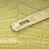 Hermès  Kelly Cut pouch  in green Chartreuse niloticus crocodile - Detail D3 thumbnail