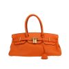Hermès  Birkin Shoulder bag worn on the shoulder or carried in the hand  in orange togo leather - 360 thumbnail