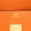 Sac porté épaule ou main Hermès  Birkin Shoulder en cuir togo orange - Detail D2 thumbnail