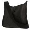 Hermès  Evelyne shoulder bag  in black leather taurillon clémence - 00pp thumbnail