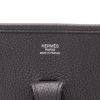 Hermès  Evelyne shoulder bag  in black leather taurillon clémence - Detail D2 thumbnail